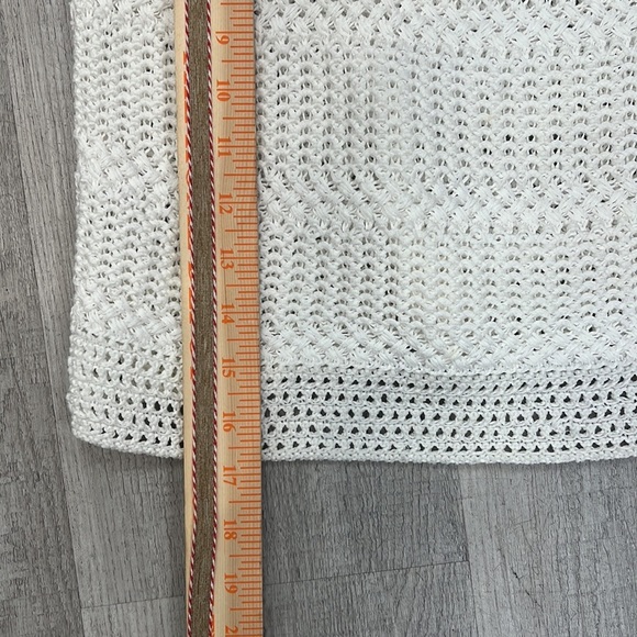 Vince Crochet Knit Cotton Camisole Tank Top Size XL - Picture 10 of 10